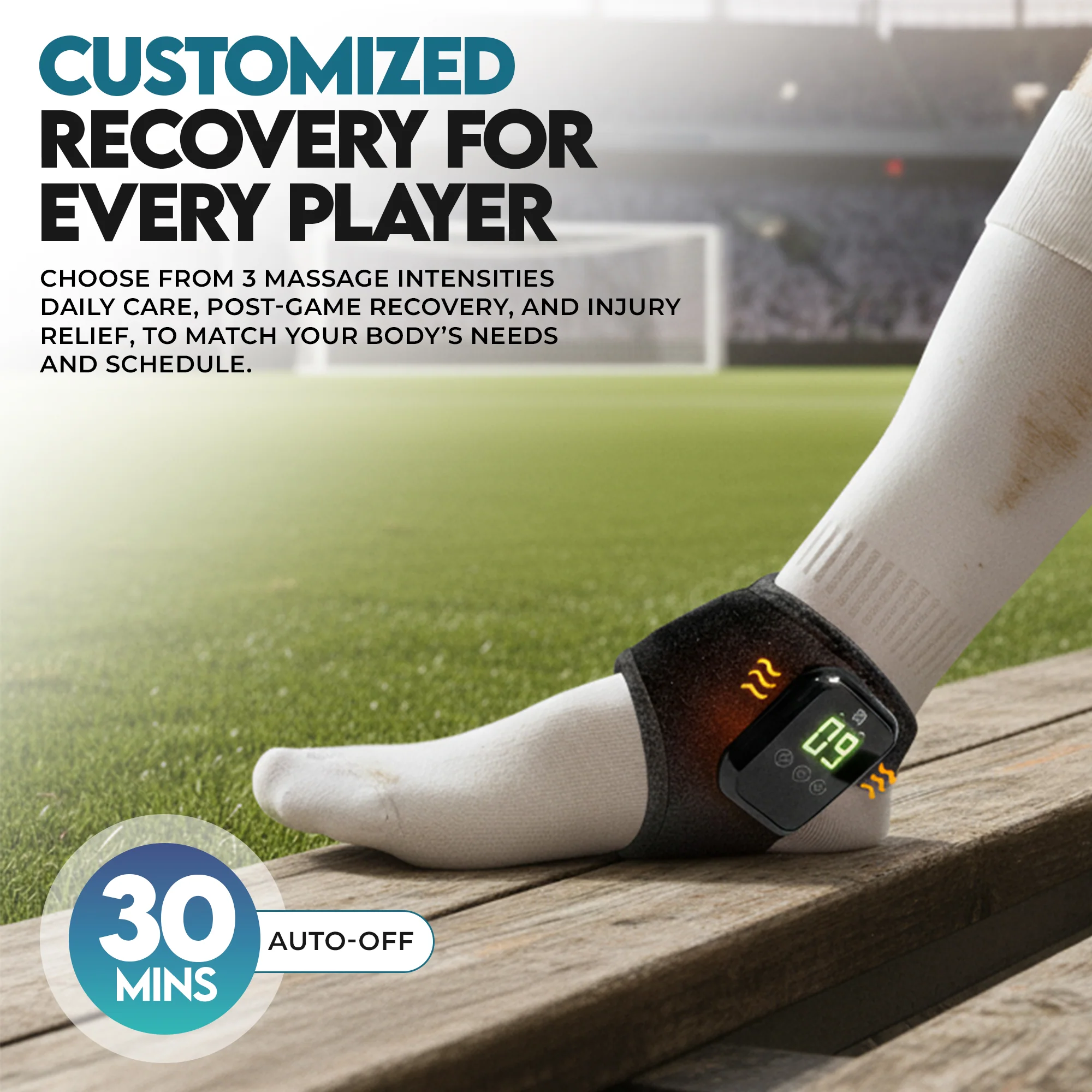 MediCaptain AnkleRecovery Pro - Massager and Heat Brace - Image 5