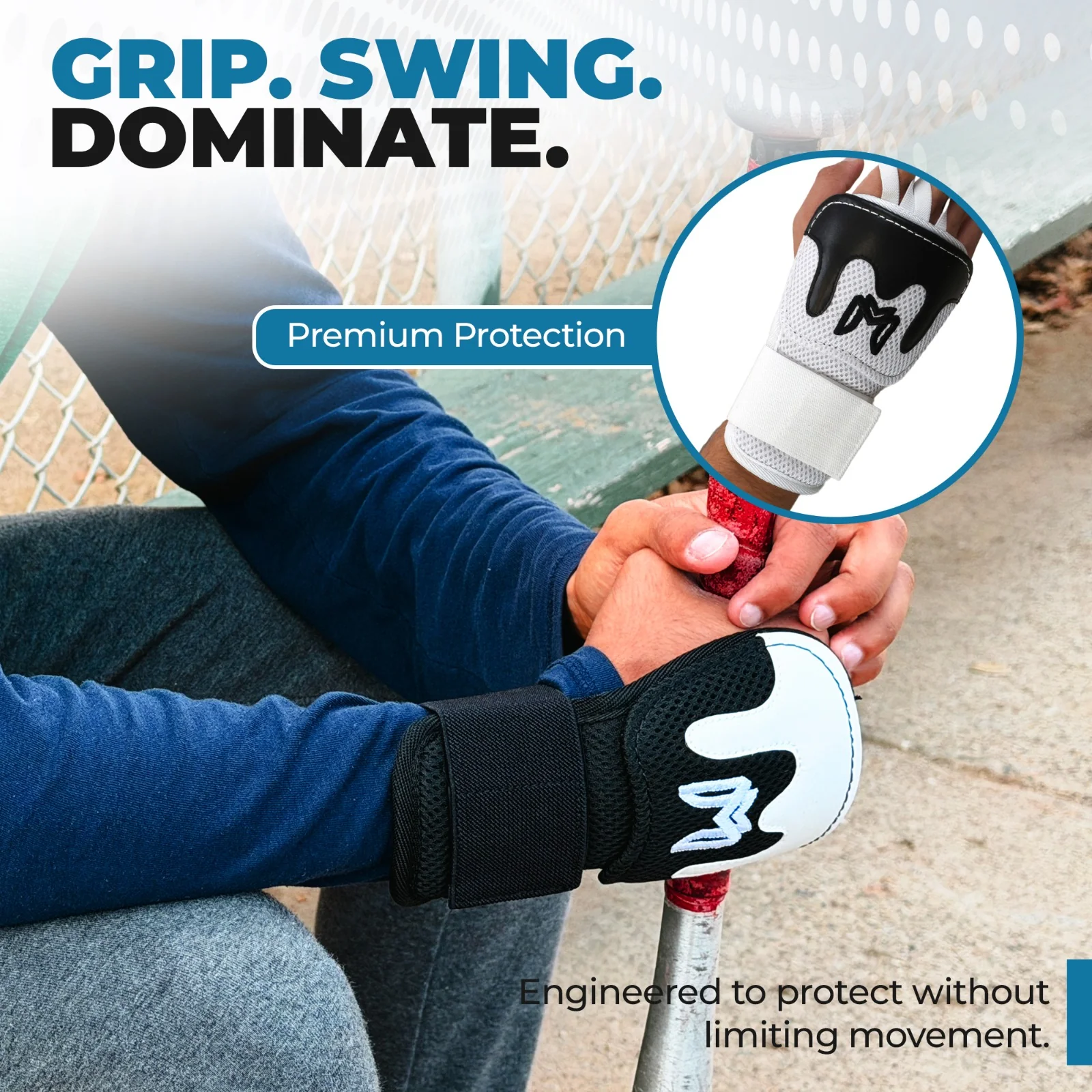 MediCaptain TripleGuard – Complete Baseball Protection Kit for Hitters | Hand, Elbow & Leg Guards - Image 9